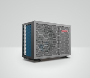 Macon New Metal 14KW Full DC Inverter <span class=keywords><strong>Spa</strong></span> Heater Wifi R32 air to Water Pool Heater Chauffe-piscine extérieur - Product Image 3