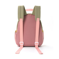 Leuke kinderrugzak met kleurblokken, geborduurde kleuterschooltas, mini-reisrugzak voor baby's