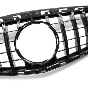 Grille de Mercedes-Benz Classe E W212 Noir Brillant avec Bandes Argentées pour Édition Sport 2013-2015 Pièce de Remplacement - Product Image 5