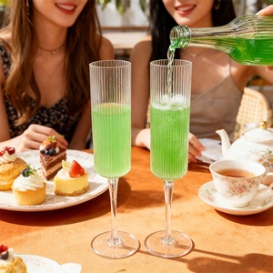 Copas de Champán de Plástico Acanalado 2026, Libres de BPA, Irrompibles, Reutilizables, para Bodas, Fiestas y Catering - Product Image 5