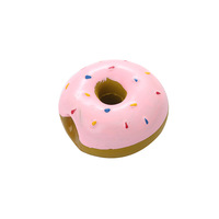 Écologique DurableLatex Donut Squeaky Sound Safe Interactive Incassable Mignon Pet Jouets À Mâcher Ensemble Chien Jouet À Mâcher pour Chiens