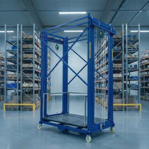 <span class=keywords><strong>Platform</strong></span> Lift Perancah Lipat Listrik Kecil Kapasitas 500kg <span class=keywords><strong>Platform</strong></span> Perancah Standar Baja - Product Image 6