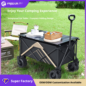 Carrito de Camping Plegable Estilo <span class=keywords><strong>Retráctil</strong></span>, Carrito de Mano Multifuncional para Exteriores, Ideal para Vendedores, Campamentos <span class=keywords><strong>y</strong></span> Picnics - Product Image 2