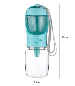 Garrafa de Água de Luxo para Cães com Compartimento para Comida, Perfeita para Filhotes, Ideal para Caminhadas e Atividades ao Ar Livre - Product Image 1