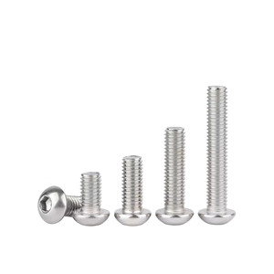 Tùy chỉnh thép không gỉ <span class=keywords><strong>iso7380</strong></span> nút Đầu ổ cắm vít | Đồng bằng kết thúc Lớp 4 Metric chủ đề (M3-M12) OEM/ODM có sẵn - Product Image 1