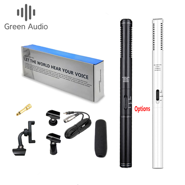 GAM-CF05 Professional Interview Microphone shotgun Mic with Xlr Outputs