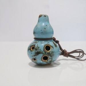 Flûte en céramique artisanale de haute qualité, type gourde, avec effet de four, instrument de musique en céramique, vente en gros - Product Image 5