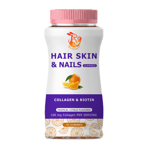 Gummies pour Cheveux, Peau et Ongles en Gros de l'Usine avec Vitamines C, E, Biotine et Collagène pour Favoriser et Renforcer les Ongles - Product Image 1