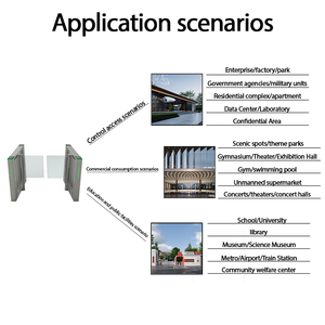 <strong>Face</strong> <strong>Recognition</strong> Access Control <strong>System</strong> with Personal ID Integration for Turnstiles Stainless Steel IP54 - Product Image 4