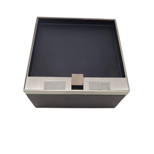 Fuente de fábrica de acero inoxidable toma de corriente de suelo Industrial 4-Ac Salida de apertura caja de suelo Multisocket - Product Image 3