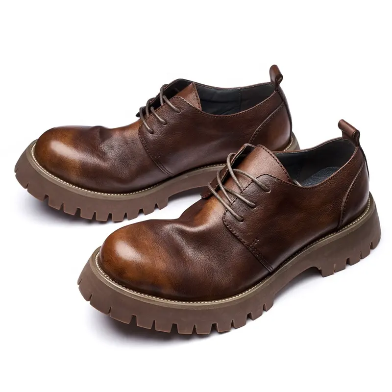 Plus Size Leather Shoes 37-48 men's shoes Oxford men's casual shoes Drop Shipping