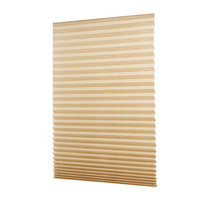 Stores plissés sans fil bruns pour rideaux pour salon Textiles de maison