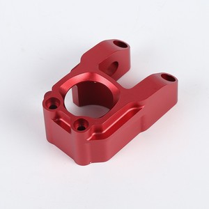 Servicio de Mecanizado CNC de Precisión, Piezas de Aluminio Personalizadas, Componentes Mecánicos Fresados CNC con Anodizado Rojo - Product Image 2