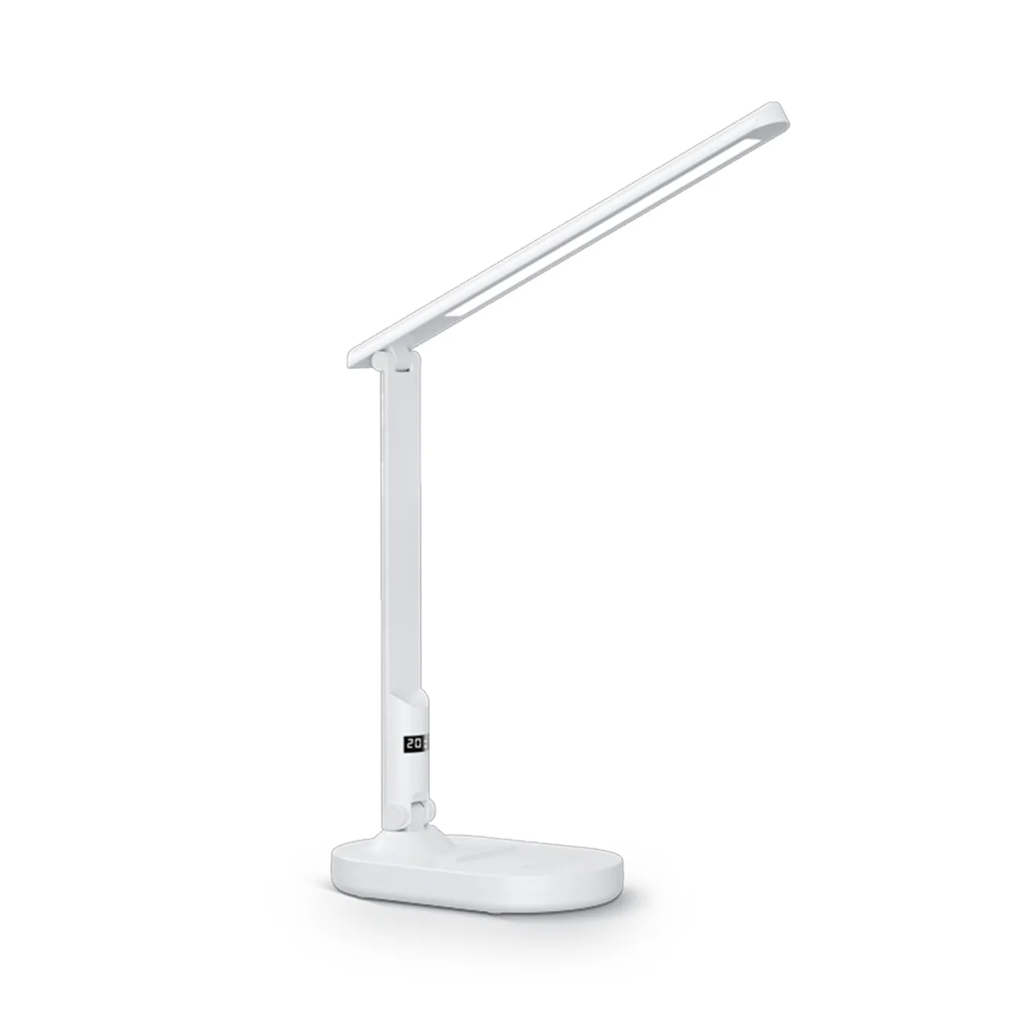 Business style table lamp modern touch dimmable led abs study desk table lamp eye-caring