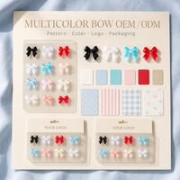 Kit d'acupression avec graines auriculaires colorées en forme de nœud pour suppléments auriculaires, emballage certifié RoHS CE, durée de conservation de 3 ans