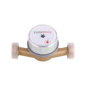 Di alta qualità DN15 tipo secco a getto singolo in ottone contatore dell'acqua uso domestico senza stampa OEM personalizzabile - Product Image 1