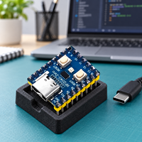 Papan Pengembangan Mikrokontroler Raspberry Pi RP2040-Zero Prosesor Dual Core M0+ Flash 2MB Bahan ABS YIHE