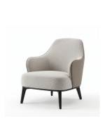 Fauteuil d'appoint moderne en tissu, rembourré, pour salon européen, hôtel et zone de réception - Vente en gros