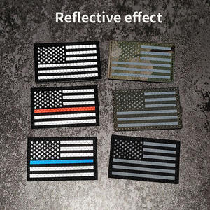 Parches Reflectantes Infrarrojos con la Bandera de Estados Unidos de 3.5*2 Pulgadas, Insignia Reflectante IR con Diseño de Gancho y Bucle - Product Image 6