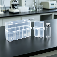 Estuche para viales de péptidos de 3 ml, de 2 a 10 ranuras, de PP de grado médico, sin BPA, apto para refrigerador, almacenamiento OEM, soporte para viales a granel de alta calidad, certificado CE