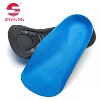 Semelles orthopédiques en gros pour pieds plats, ultra-minces, avec soutien de la voûte plantaire, coussinets métatarsiens pour l'avant-pied en mousse, certifiées BSCI