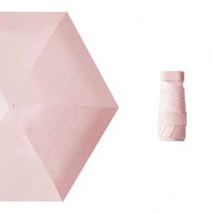 Parapluie miniature de haute qualité en forme de capsule, coloré à l'intérieur, avec protection UV pour le soleil et la pluie - Product Image 4