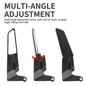 Rétroviseur de moto modifié universel personnalisé, miroir auxiliaire de recul, réflecteur pour <span class=keywords><strong>trottinette</strong></span> <span class=keywords><strong>électrique</strong></span> - Product Image 3