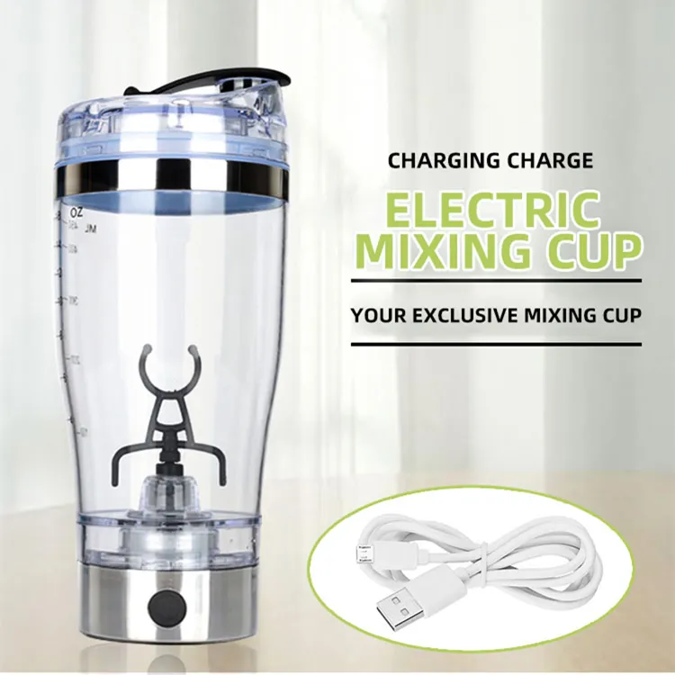 Massive Gainer Milk Shake USB Wiederauf ladbare Vortex Mixer Flasche/600ml Shaker Flasche-Gym Electric Protein Shaker Flasche
