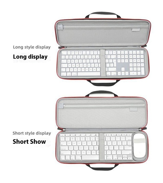 EVA Hard Waterproof Keyboard Storage Case for Logitech MX Keys Mini Wireless Travel Protective Shockproof Dustproof Eway JHEV67U