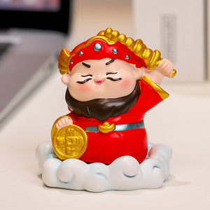 Figura de resina de Zhong Kui, adorno de escritorio, decoración de oficina Feng Shui, regalo para colegas, Año Nuevo Chino - Product Image 4