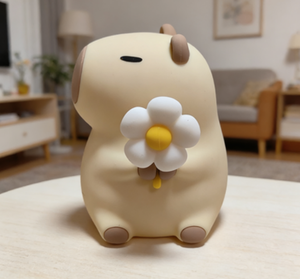 โคมไฟคาปิบาร่าน่ารัก ไฟกลางคืนซิลิโคน LED ชาร์จ USB เปลี่ยนสีได้ โคมไฟข้างเตียงเด็ก โคมไฟรูปสัตว์น่ารักสำหรับห้องเด็ก - Product Image 2