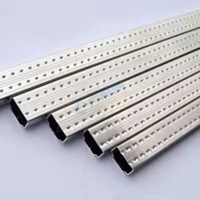 Barre d'espacement en aluminium soudée haute fréquence anti-rouille 11,5 A 11,5 mm pour composant de verre isolant (IGU) à double vitrage moderne