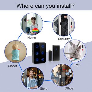 Alarma Inalámbrica con Sensor Magnético para Puerta Daytech - Alarma con Volumen Ajustable, Resistente al <span class=keywords><strong>Agua</strong></span>, Portátil, Fácil Instalación - Product Image 4