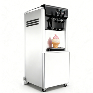 Máquina de helados para ventas de alto volumen, ideal para mercados nocturnos, vendedores ambulantes, cafeterías con horarios de pico, construcción robusta, precio competitivo. - Product Image 4
