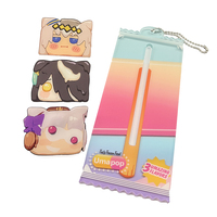 Badges et breloques acryliques anime personnalisés en promotion avec rail coulissant