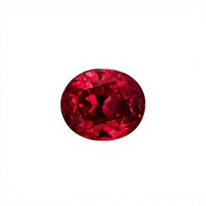 Pierres précieuses de rubis rouge ovales de qualité supérieure, créées en laboratoire, tailles personnalisées pour la joaillerie fine et la vente en gros - Product Image 4