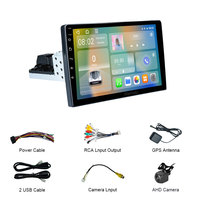 Single Din 9/10 pouces autoradio 4G modèle 8 cœurs Android Auto GPS Navigation sans fil CarPlay double zone Audio écran de suivi de voiture