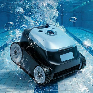 Limpiador Robótico Inteligente para Piscinas con Función de Escalada de Paredes, Aspiradora Automática para Piscinas, Robot Inalámbrico de 180 Minutos para Piso, Paredes y Línea de Agua - Product Image 1