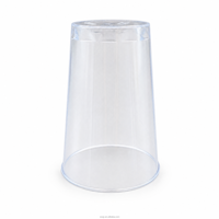 Gobelet jetable moderne en PP transparent de qualité alimentaire 288 ml (10 oz) pour boissons froides et jus, léger, empilable, avec logo personnalisé