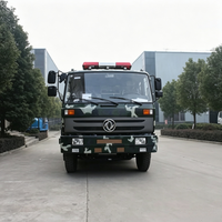 Camion de pompiers forestier 4x4 camouflage Dongfeng Chine, 8 tonnes, réservoir d'eau de 8 000 litres