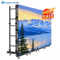 Pantalla LED de Alquiler a Todo Color HD, Video Wall P3.91 P4.81, Panel IP65 de 500x500mm para Interiores y Exteriores, Escenarios, Conciertos, Eventos, Iglesias, Bodas