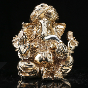 New loại DIY handmade Ấn Độ Elephant động vật trang trí Hindu thần tượng nhựa thủ công - Product Image 6