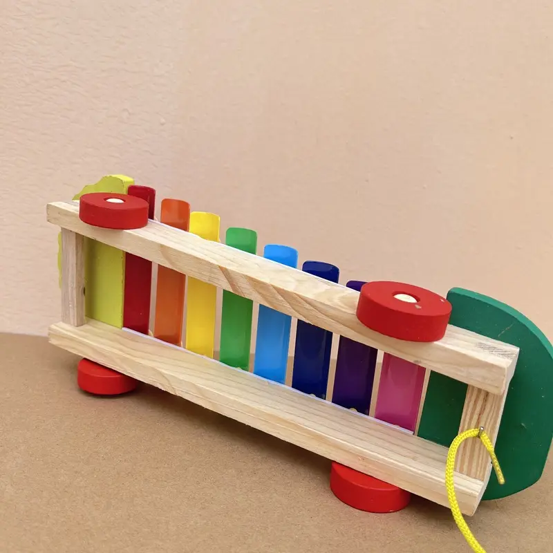 Hochwertige Pfauen form Holz Xylophon Tier Kinder Musik Früh pädagogisches Instrument Großhändler Bester Preis