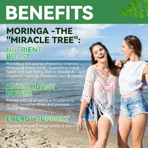 Cápsulas de Folha de Moringa ACORN OEM, Suplemento para Saúde Intestinal e da Pele, Suporte Antioxidante e Energético, Cápsulas de Moringa para Imunidade - Product Image 2