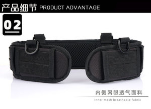 Turun Nhà Máy Chiến Thuật <span class=keywords><strong>Molle</strong></span> Vành Đai Người Đàn Ông Của Dây Thắt Lưng Mềm Độn Có Thể Điều Chỉnh Vành Đai Thắt Lưng Cánh Tay Vải Vành Đai - Product Image 5