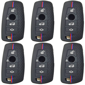 Pour <span class=keywords><strong>BMW</strong></span> Série <span class=keywords><strong>1</strong></span> 2 3 4 5 6 7 M X3 X4 <span class=keywords><strong>F20</strong></span> F22 F30 F31 F36 F10 F11 F07 F12 F01 Housse de <span class=keywords><strong>clé</strong></span> de voiture en silicone - Product Image 6