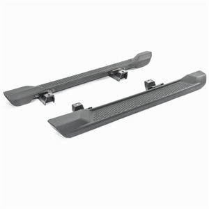 Marchepieds latéraux pour Jeep Wrangler JL deux portes quatre portes en acier noir - Product Image 4