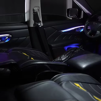 22 LED RGB Star Rain Rainbow Ambient Light pour Infiniti Q70/Q70L 2011-2021 Lampe d'intérieur de voiture