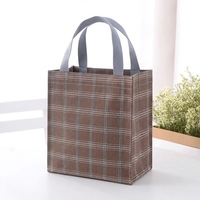 Sac fourre-tout imperméable à carreaux sur mesure, capacité moyenne, doublure TC, pour les trajets quotidiens, sac à lunch, usage quotidien