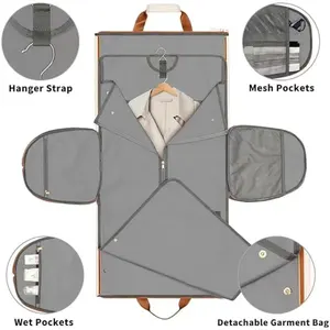 Novo design de nylon OEM de alta qualidade grande capacidade 4 em 1 mala de viagem para viagens de negócios organizador mochila masculina